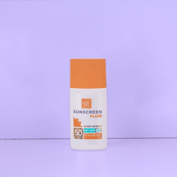 فلوئید ضد آفتاب بی رنگ مای SPF50 مدل Hyaluronic Acid مناسب انواع پوست حجم 50 میلی لیتر