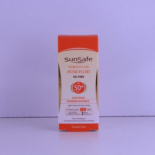 فلوئید ضد آفتاب فاقد چربی بی رنگ سان سیف محصولی مناسب برای محافظت از پوست در برابر اشعه های مضر خورشید است.