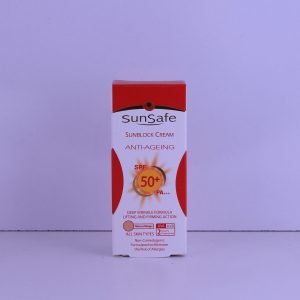 کرم ضد آفتاب رنگی بژ طبیعی SPF50 سان سیف